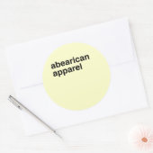 Afro-Amerikaanse kleding Ronde Sticker (Envelop)