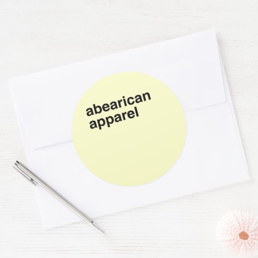 Afro-Amerikaanse kleding Ronde Sticker (Envelop)