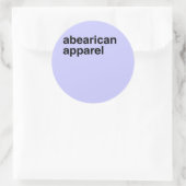 Afro-Amerikaanse kleding Ronde Sticker (Tas)