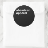 Afro-Amerikaanse kleding - Ronde Sticker (Tas)