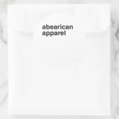 Afro-Amerikaanse kleding Ronde Sticker (Tas)