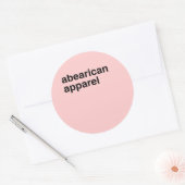Afro-Amerikaanse kleding Ronde Sticker (Envelop)