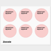 Afro-Amerikaanse kleding Ronde Sticker (Vel)