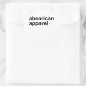 Afro-Amerikaanse kleding Ronde Sticker (Tas)