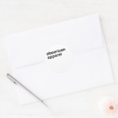Afro-Amerikaanse kleding Ronde Sticker (Envelop)