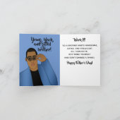 Afro-Amerikaanse knappe / begaafde broer & vader Kaart (Binnen)