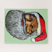 AFRO-AMERIKAANSE KRIS KRINGLE LEGPUZZEL (Horizontaal)