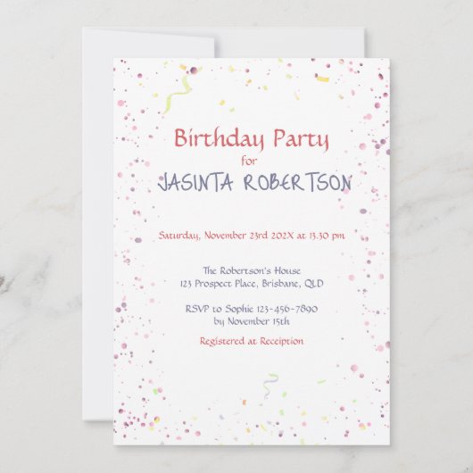 Afro-Amerikaanse kroonprinses kasteel Abstract Kaart (Achterkant)