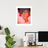 Afro-Amerikaanse kunstposter Poster (Thuiskantoor)