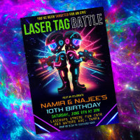 Afro-Amerikaanse Laser Tag Verjaardag