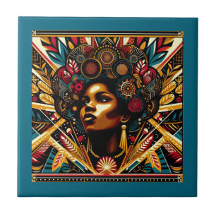 Afro-Amerikaanse levendige cultuur Tegeltje