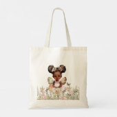 Afro-Amerikaanse Little Girl Fairy Tote Bag (Achterkant)