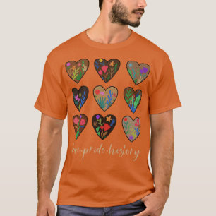 Afro-Amerikaanse Love Pride Geschiedenis Melanine T-shirt