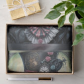 Afro-Amerikaanse Mad Hatter Decoupage Papier (Geschenk)