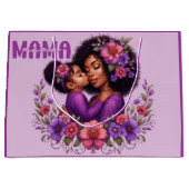 Afro-Amerikaanse Mama & Dochter Moederdag Groot Cadeauzakje (Voorkant)