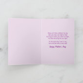 Afro-Amerikaanse mama en dochter Moederdag Kaart (Binnen)