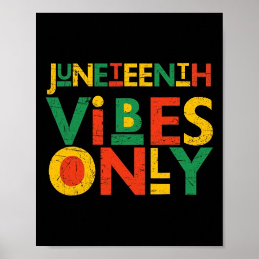 Afro-Amerikaanse Mannen Juneteenth Black Vrouwen Poster (Voorkant)
