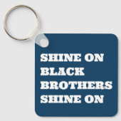 Afro-Amerikaanse Mannen Motivatie Sleutelhanger (Voorkant)