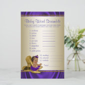 Afro-Amerikaanse meisje baby shower spellen (Staand voorkant)