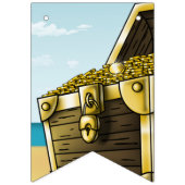 Afro-Amerikaanse meisje piraat verjaardag Bunting  Vlaggetjes (Eerste vlag)