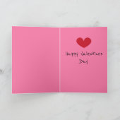 Afro-Amerikaanse meisje Valentijnse Kaart (Binnen)