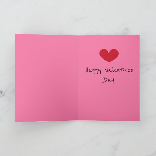 Afro-Amerikaanse meisje Valentijnse Kaart (Binnen)