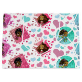 Afro-Amerikaanse meisjes en geometrische vormen Groot Cadeauzakje (Voorkant)