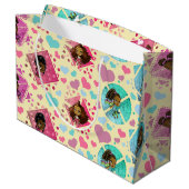 Afro-Amerikaanse meisjes en harten Groot Cadeauzakje (Achterkant Gekanteld)