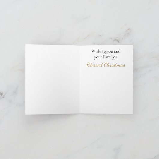 Afro-Amerikaanse Merry Christmas Kaart (Binnen)