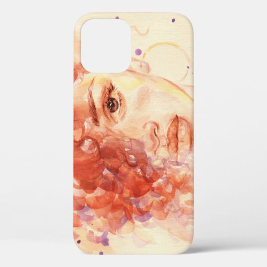 Afro-Amerikaanse mode, waterverf illustratie. Case-Mate iPhone Case (Achterkant)