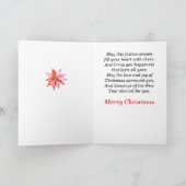 Afro-Amerikaanse moeder & dochter kerst Kaart (Binnen)