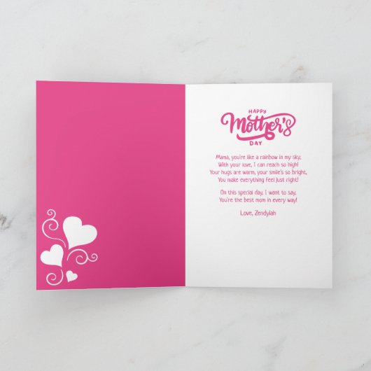 Afro-Amerikaanse moeder & dochter Moederdag Queen Kaart (Binnen)