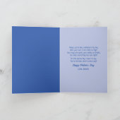 Afro-Amerikaanse moeder en zoon Fijne Moederdag Kaart (Binnen)