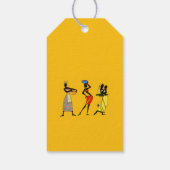 Afro-Amerikaanse Moederdag Cadeaulabel (Achterkant)