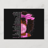 Afro-Amerikaanse Nubische Koningin Zwarte Meisjes 