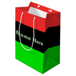 Afro-Amerikaanse of Afrikaanse Diaspora-vlagnaam Medium Cadeauzakje