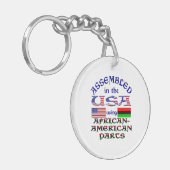 Afro-Amerikaanse onderdelen Sleutelhanger (Voorkant Links)