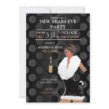 Afro-Amerikaanse Oud en Nieuw mode meisje