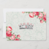 Afro-Amerikaanse Pageant Princess Baby Kaart (Achterkant)