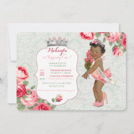 Afro-Amerikaanse Pageant Prinses Baby Kaart