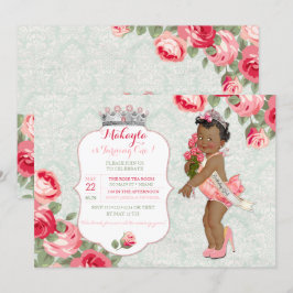 Afro-Amerikaanse Pageant Prinses Baby Kaart