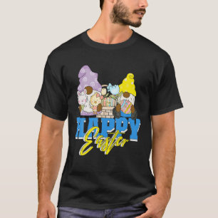 Afro-Amerikaanse Pasen Kabouter Paaseieren Jagen T-shirt
