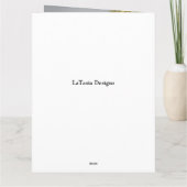 Afro-Amerikaanse Pastor's Church Jubileum Kaart (Achterkant)