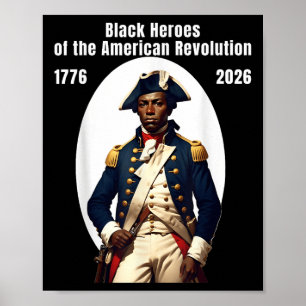 Afro-Amerikaanse patriot revolutionaire oorlog sol Poster