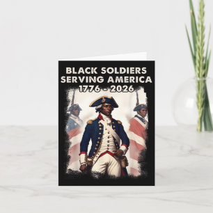 Afro-Amerikaanse Patriot Revolutionary War Soldier Kaart