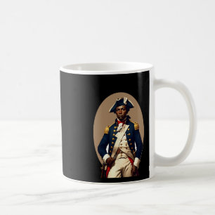 Afro-Amerikaanse Patriot Revolutionary War Soldier Koffiemok