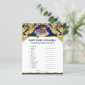 Afro-Amerikaanse Prince Baby Shower Spelletjes (Staand voorkant)