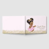 Afro-Amerikaanse Princess Baby shower gastenboek (Volledig)