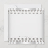 Afro-Amerikaanse Princess Pearl Baby shower Kaart (Achterkant)