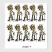 Afro-Amerikaanse prinsen Sticker (Vel)